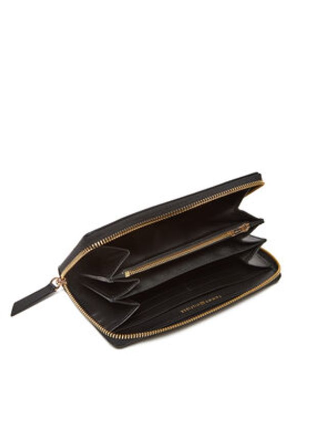 TOMMY HILFIGER - Tommy Hilfiger Duży Portfel Męski Th Leather Slg Lrg Za AW0AW17498 Czarny. Kolor: czarny. Materiał: skóra