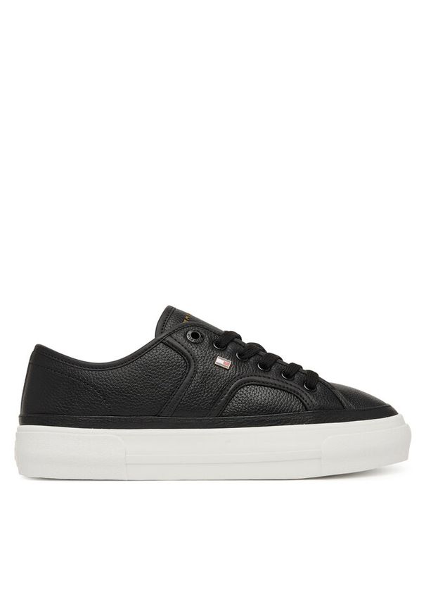 TOMMY HILFIGER - Sneakersy Tommy Hilfiger. Kolor: czarny. Obcas: na platformie
