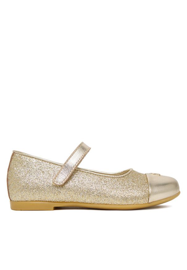 TOMMY HILFIGER - Baleriny Tommy Hilfiger. Kolor: złoty