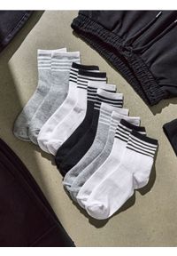 Sinsay - Skarpetki 5 pack - szary. Kolor: szary #1