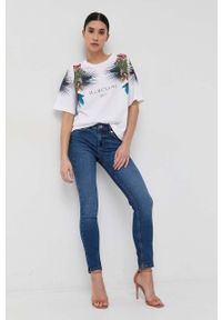Marciano Guess t-shirt damski kolor biały. Kolor: biały. Długość rękawa: krótki rękaw. Długość: krótkie #5