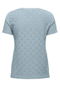 JDY T-Shirt 15158450 Błękitny Regular Fit. Kolor: niebieski. Materiał: syntetyk