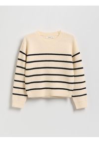 Reserved - Sweter z dodatkiem wiskozy - wielobarwny. Materiał: wiskoza #1