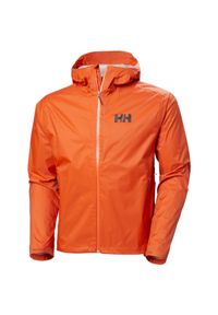 Kurtka turystyczna Helly Hansen Loke Terra. Kolor: pomarańczowy. Sport: turystyka piesza