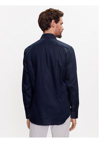 Seidensticker Koszula 01.640780 Granatowy Slim Fit. Kolor: niebieski. Materiał: bawełna