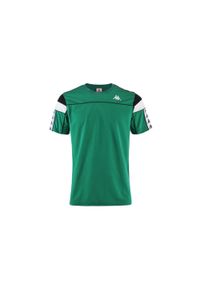 Kappa Banda Arar T-Shirt, męski t-shirt. Kolor: zielony. Materiał: poliester #1