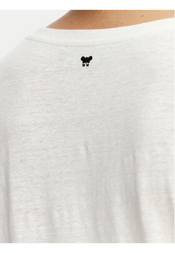 Weekend Max Mara Bluzka Opzione 2615941042 Biały Regular Fit. Kolor: biały. Materiał: len