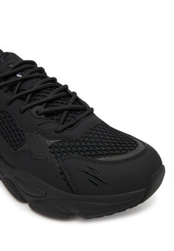 Plein Sport Sneakersy FAES USC0800 STE003N Czarny. Kolor: czarny. Materiał: materiał