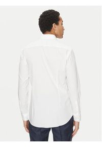 BOSS Koszula Hank 50532804 Biały Slim Fit. Kolor: biały. Materiał: bawełna #3