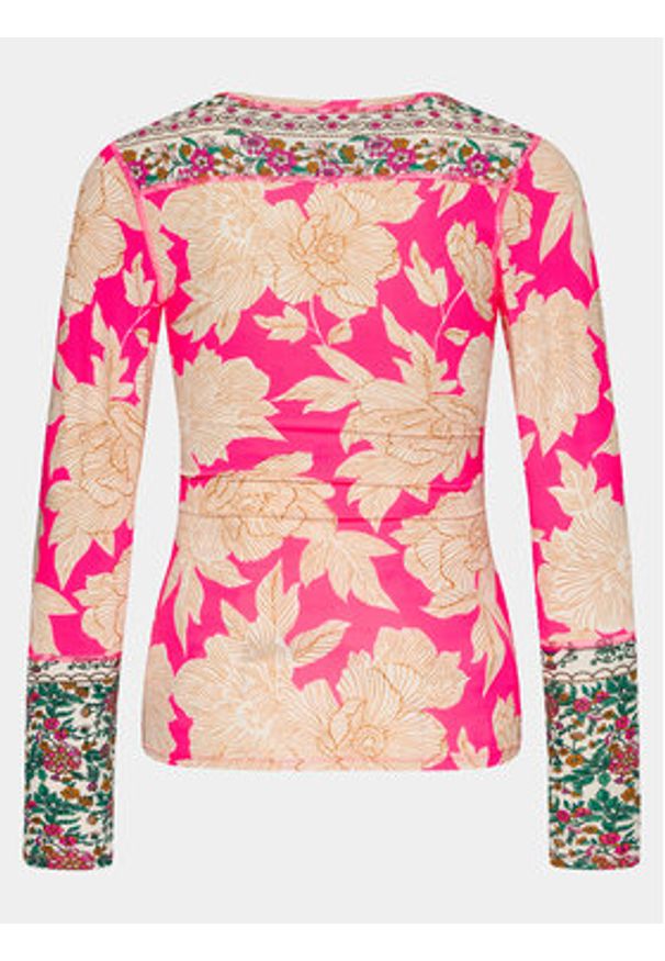 Maaji Bluzka PT2123CRA013 Kolorowy Slim Fit. Materiał: syntetyk. Wzór: kolorowy