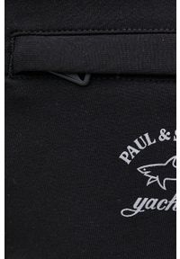 PAUL & SHARK - Paul&Shark Szorty męskie kolor czarny. Okazja: na co dzień. Kolor: czarny. Materiał: dzianina. Styl: casual #2