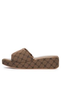 Nine West Klapki WFA2789-1 Beżowy. Kolor: beżowy. Materiał: materiał