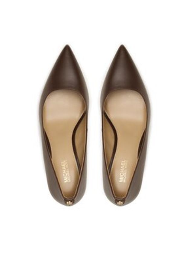 MICHAEL Michael Kors Szpilki Alina Flex Pump 40F2HNMP2L Brązowy. Kolor: brązowy. Materiał: skóra. Obcas: na szpilce