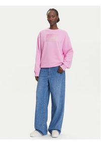 Tommy Jeans Bluza Gradient Flag DW0DW21396 Różowy Relaxed Fit. Kolor: różowy. Materiał: bawełna. Wzór: gradientowy #5