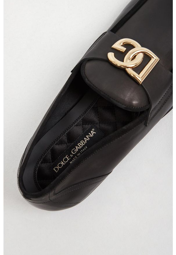 Dolce & Gabbana - Mokasyny męskie skórzane DOLCE & GABBANA. Materiał: skóra