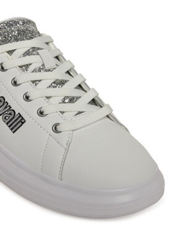 Just Cavalli Sneakersy 79RA3SB3 ZPB46 Biały. Kolor: biały. Materiał: skóra