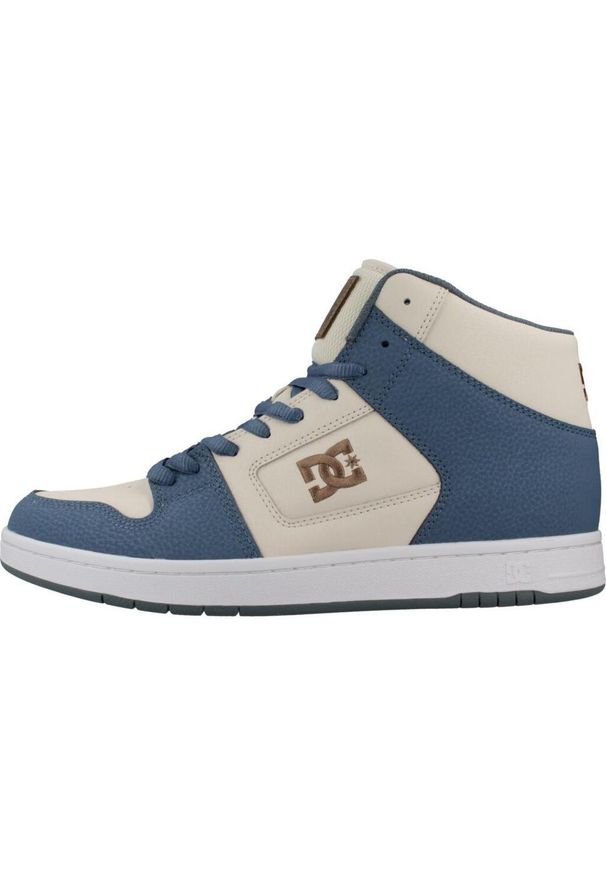 DC Shoes - Tenisówki Dc Model Manteca 4 M Hi Kolor Niebieski. Kolor: niebieski. Materiał: skóra, syntetyk, tkanina