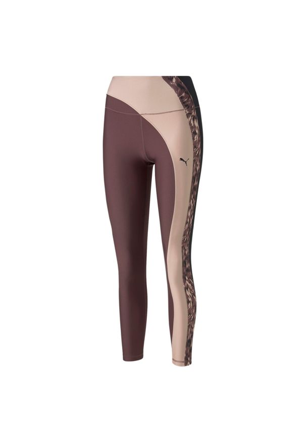 Puma Legginsy Safari Glam 52224875. Kolor: fioletowy