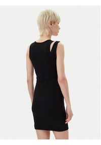 Karl Lagerfeld Jeans Sukienka codzienna A2W13032 Czarny Slim Fit. Okazja: na co dzień. Kolor: czarny. Materiał: bawełna. Typ sukienki: proste. Styl: casual #4