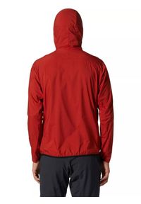 MOUNTAIN HARDWEAR - Wiatrówka męska Mountain Hardwear Kor Airshell Hoody. Kolor: czerwony