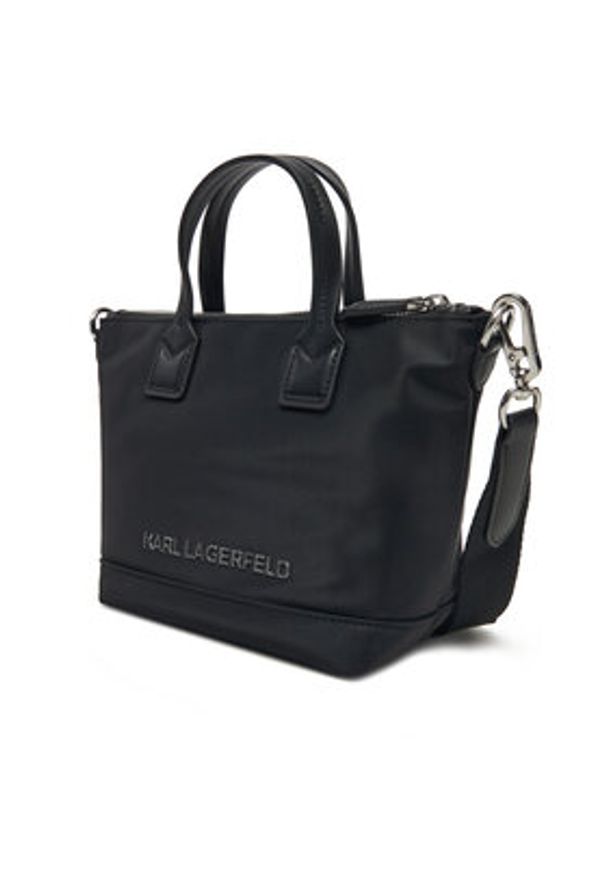 Karl Lagerfeld - KARL LAGERFELD Torebka A1W30388 Czarny. Kolor: czarny. Materiał: skórzane