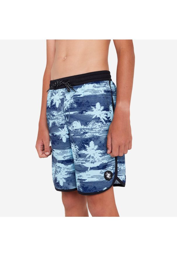 Spodenki surfingowe dla dzieci Decathlon 500 View. Kolor: niebieski. Materiał: poliester, materiał