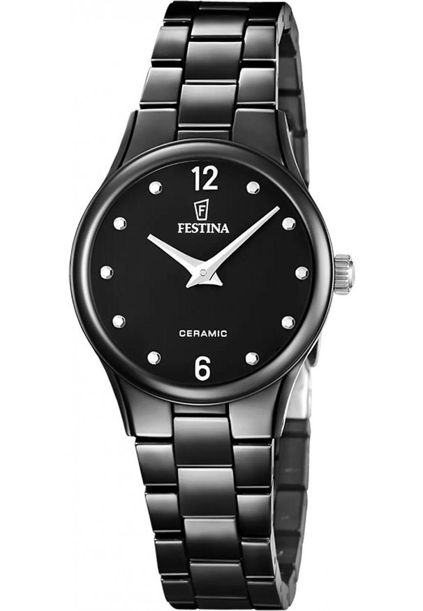 Zegarek Festina Zegarek damski Festina F20751-7 czarny. Kolor: czarny