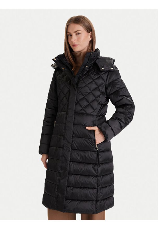 JOOP! Płaszcz zimowy Constance 30048865 Czarny Regular Fit. Kolor: czarny. Materiał: syntetyk. Sezon: zima