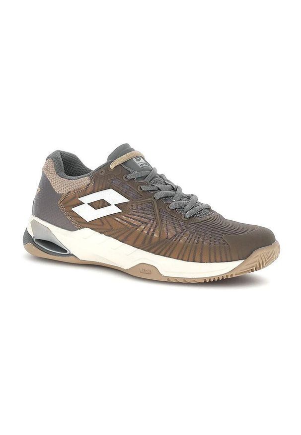 LOTTO - Buty tenisowe męskie Lotto Mirage 100 II clay. Kolor: beżowy. Sport: tenis