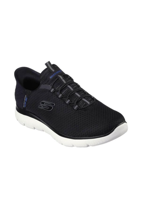 skechers - Buty do chodzenia męskie Skechers Summits High Range. Zapięcie: sznurówki. Kolor: czarny, niebieski, wielokolorowy. Materiał: syntetyk, tkanina, materiał. Szerokość cholewki: normalna. Sport: turystyka piesza