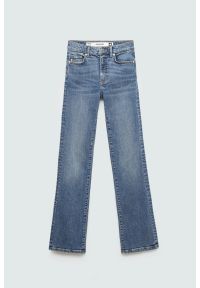 Big-Star - jeansy damskie bootcut niebieskie anela 488. Stan: podwyższony. Kolor: niebieski. Sezon: lato. Styl: klasyczny #4