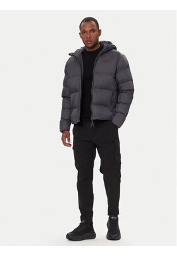 EA7 Emporio Armani Kurtka zimowa 7M000694 AF15956 U8117 Szary Regular Fit. Kolor: szary. Materiał: syntetyk. Sezon: zima
