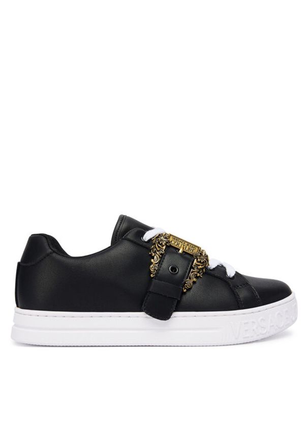 Versace Jeans Couture Sneakersy 79VA3SK9 ZPB27 Czarny. Kolor: czarny. Materiał: skóra
