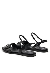Calvin Klein Sandały Flat Sandal Relock Lth HW0HW01942 Czarny. Kolor: czarny #2