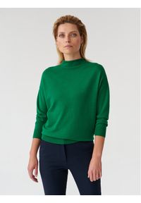 Tatuum Sweter Navi T2318.097 Zielony Regular Fit. Kolor: zielony. Materiał: wiskoza