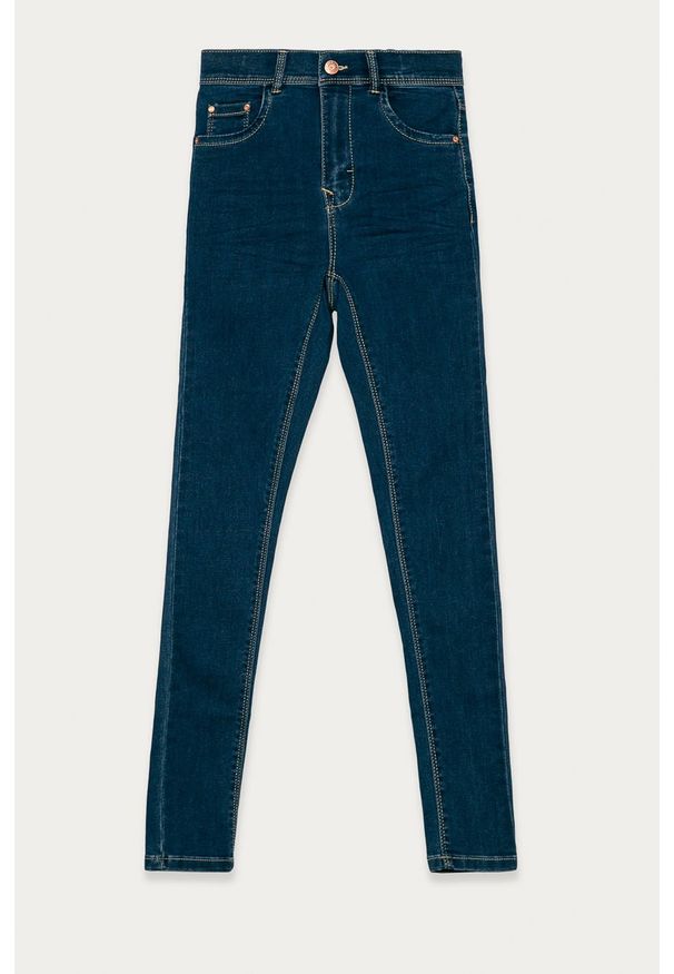Name it - Jeansy dziecięce 128-164 cm. Kolor: niebieski. Materiał: jeans. Wzór: gładki
