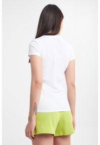 Armani Exchange - T-shirt damski ARMANI EXCHANGE. Materiał: bawełna. Wzór: nadruk