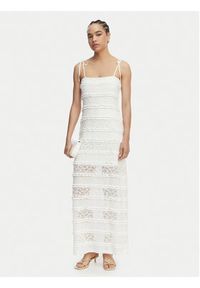Vero Moda Sukienka wieczorowa Lucia 10348443 Kremowy Regular Fit. Kolor: kremowy. Materiał: syntetyk. Styl: wizytowy #5