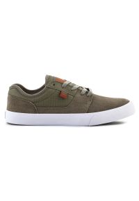 Buty DC Shoes Tonik ADYS300769-DOL zielone. Okazja: na spacer. Zapięcie: sznurówki. Kolor: zielony. Materiał: guma. Sport: turystyka piesza #1