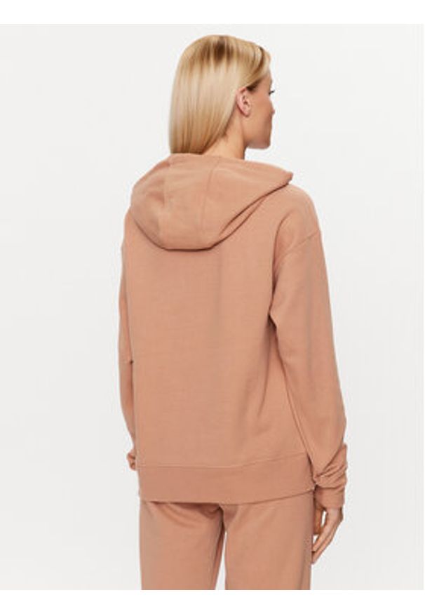 DKNY Sport Bluza DP2T9057 Brązowy Regular Fit. Kolor: brązowy. Materiał: bawełna, syntetyk. Styl: sportowy