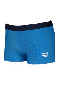 Spodenki treningowe kąpielówki chłopięce na basen Arena Logo Cat's. Kolor: niebieski, wielokolorowy, czarny #1