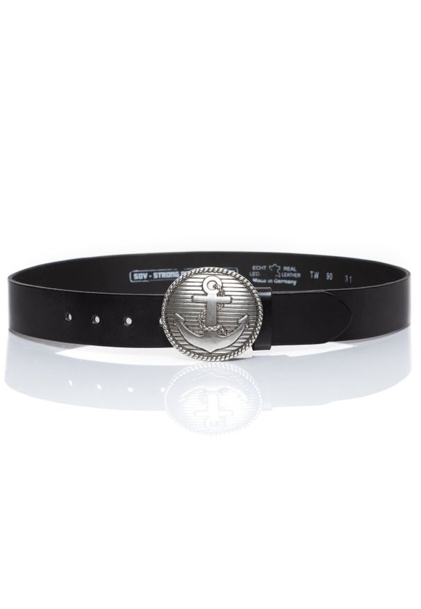 Vanzetti - VANZETTI PASEK SKÓRZANY SOPO-SDV31 790 40mm Ledergürtel Q.. Materiał: skóra. Wzór: paski. Styl: klasyczny