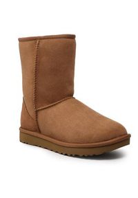 Ugg Śniegowce W Classic Short II 1016223 Brązowy. Kolor: brązowy. Materiał: skóra #12