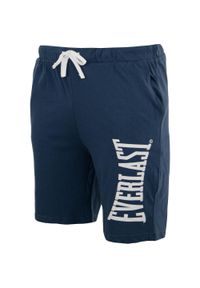 EVERLAST - Everlast Męskie Szorty Loungewear - Rozmiar M. Kolor: niebieski. Materiał: bawełna. Długość: krótkie. Sezon: lato