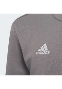 Adidas - Entrada 22 Sweat Top. Kolor: szary. Materiał: materiał. Sport: piłka nożna