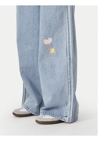 Adidas - adidas Jeansy Care Bear High Rise KQ6748 Niebieski jasny Wide Leg. Kolor: niebieski #4