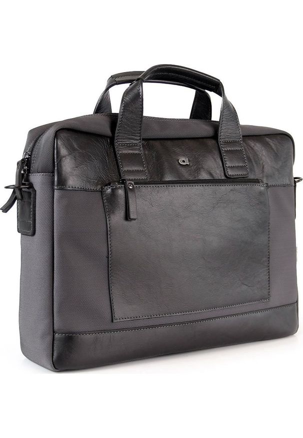 Torba daag Skórzana torba na laptopa unisex DAAG Happy Club 1. Materiał: skóra