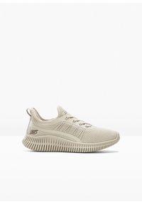 bonprix - Sneakersy Skechers z pianką memory. Kolor: brązowy