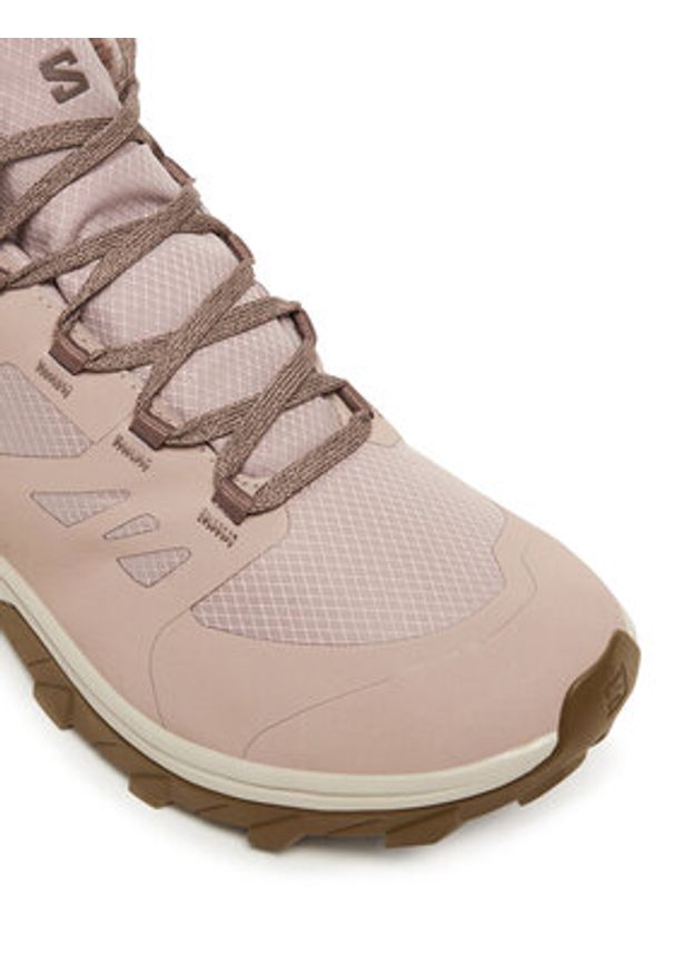 salomon - Salomon Trekkingi Outsnap Waterproof L47854100 Różowy. Kolor: różowy. Materiał: materiał