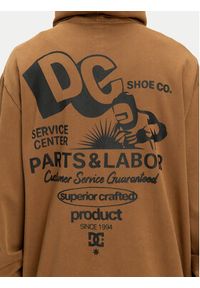 DC Shoes Bluza Parts Dep EDYSF03257 Brązowy Regular Fit. Kolor: brązowy. Materiał: bawełna #6